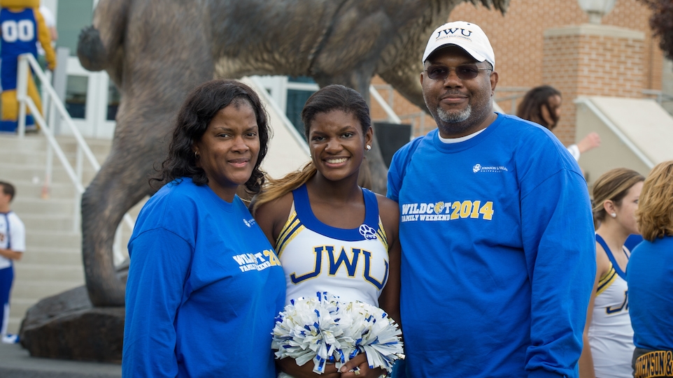 JWU & Family Weekend Providence and Charlotte Johnson