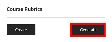 Generate button selected