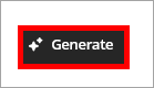 Generate button selected