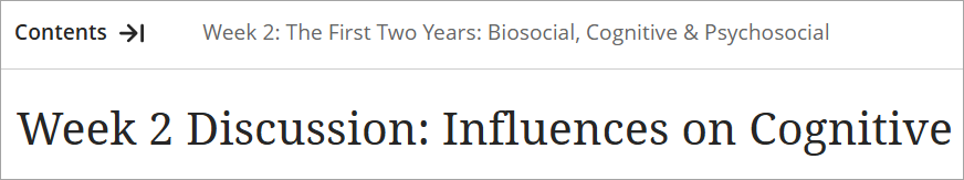 Enter a title for the discussion