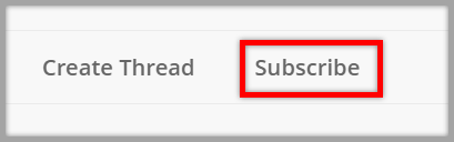 The subscribe button is highlighted.