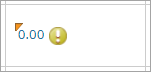 A yellow exclaimation mark appears next to an ungraded item.