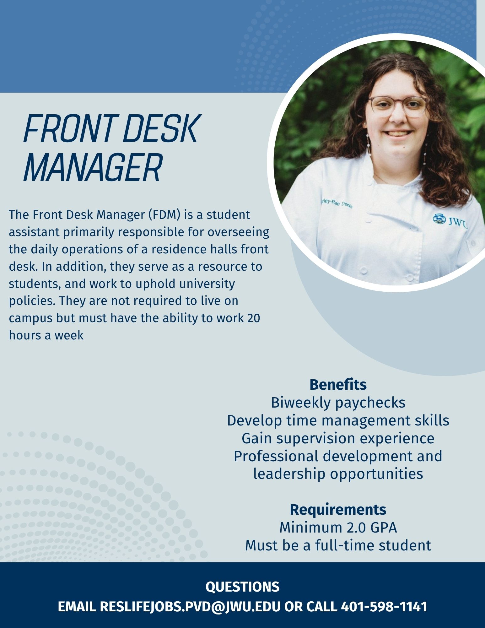 Front Desk Manager